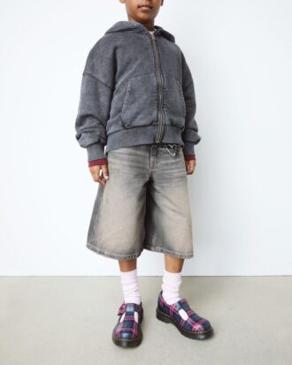 JUNIOR POLLEY II Pembe Tartan Mary Jane Ayakkabı