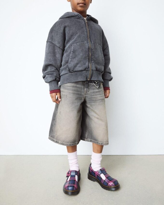 JUNIOR POLLEY II Pembe Tartan Mary Jane Ayakkabı JUNIOR POLLEY II Pembe Tartan Mary Jane Ayakkabı
