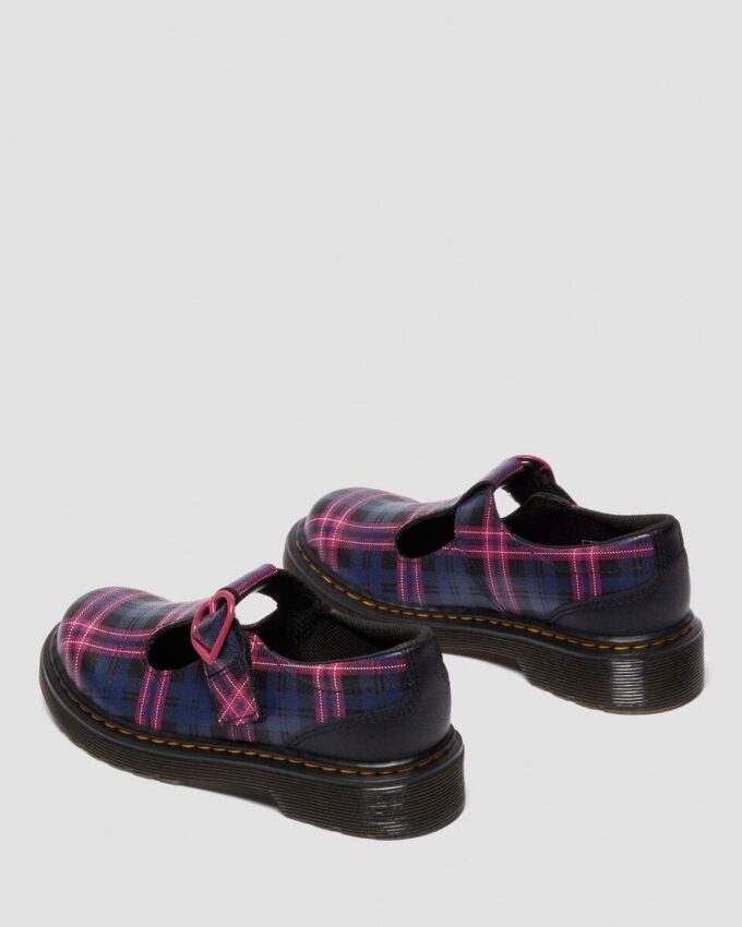 JUNIOR POLLEY II Pembe Tartan Mary Jane Ayakkabı JUNIOR POLLEY II Pembe Tartan Mary Jane Ayakkabı