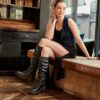 Kasey Virginia Leather Uzun Topuklu Botlar Kasey Virginia Leather Uzun Topuklu Botlar