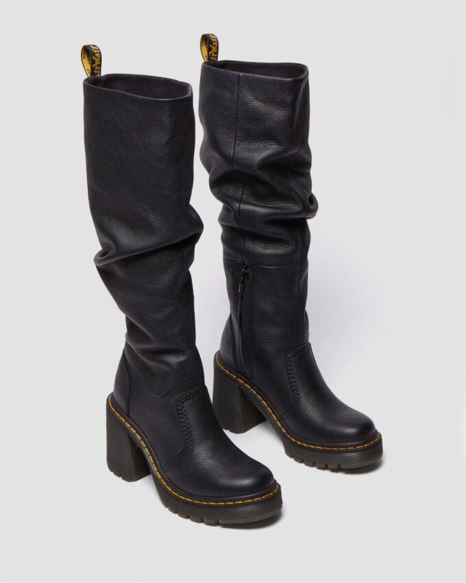 Kasey Virginia Leather Uzun Topuklu Botlar Kasey Virginia Leather Uzun Topuklu Botlar