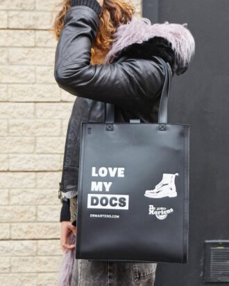 LOVE MY DOCS Deri Tote Çanta
