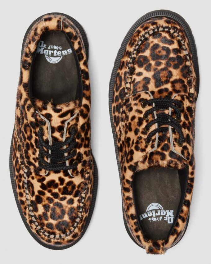 LOWELL Leopar Desenli Mokasen Burunlu Ayakkabı LOWELL Leopar Desenli Mokasen Burunlu Ayakkabı