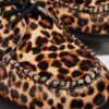 LOWELL Leopar Desenli Mokasen Burunlu Ayakkabı LOWELL Leopar Desenli Mokasen Burunlu Ayakkabı