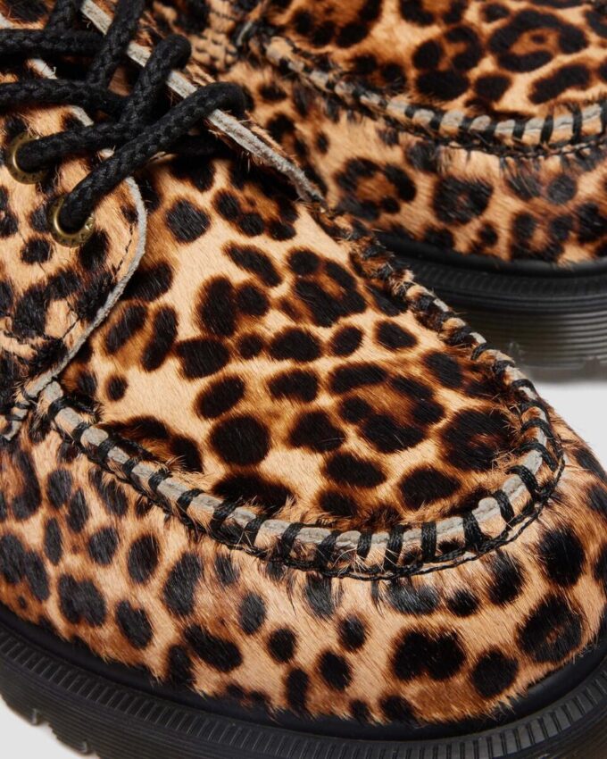 LOWELL Leopar Desenli Mokasen Burunlu Ayakkabı LOWELL Leopar Desenli Mokasen Burunlu Ayakkabı