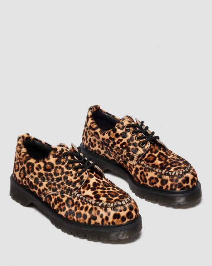 LOWELL Leopar Desenli Mokasen Burunlu Ayakkabı LOWELL Leopar Desenli Mokasen Burunlu Ayakkabı