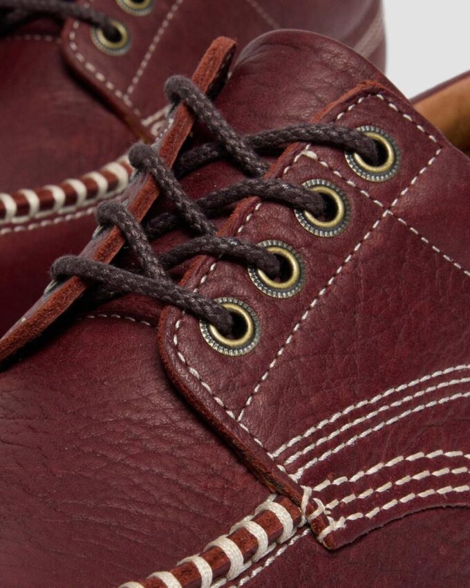 Lowell Wild Grain Deri Bağcıklı Moc Toe Ayakkabı Lowell Wild Grain Deri Bağcıklı Moc Toe Ayakkabı