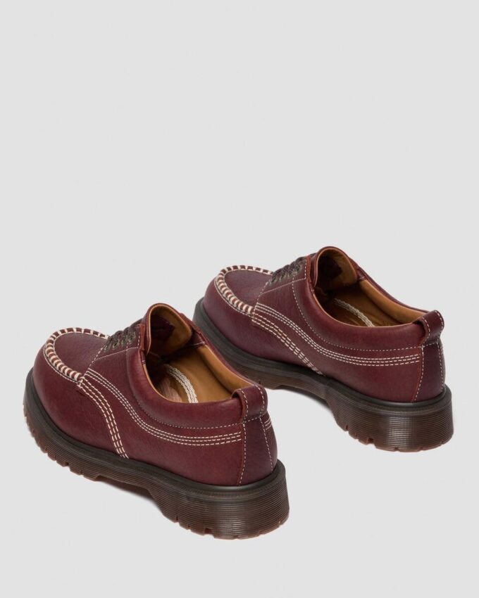 Lowell Wild Grain Deri Bağcıklı Moc Toe Ayakkabı Lowell Wild Grain Deri Bağcıklı Moc Toe Ayakkabı