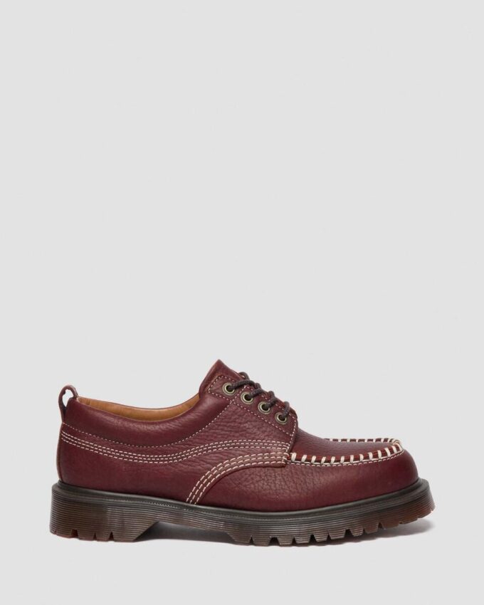 Lowell Wild Grain Deri Bağcıklı Moc Toe Ayakkabı Lowell Wild Grain Deri Bağcıklı Moc Toe Ayakkabı