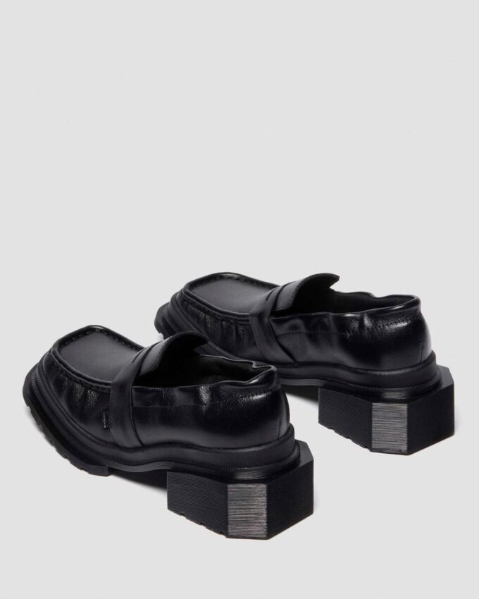 MAYBOLE LOAFER Kare Burunlu Büzgülü Deri Loafer MAYBOLE LOAFER Kare Burunlu Büzgülü Deri Loafer