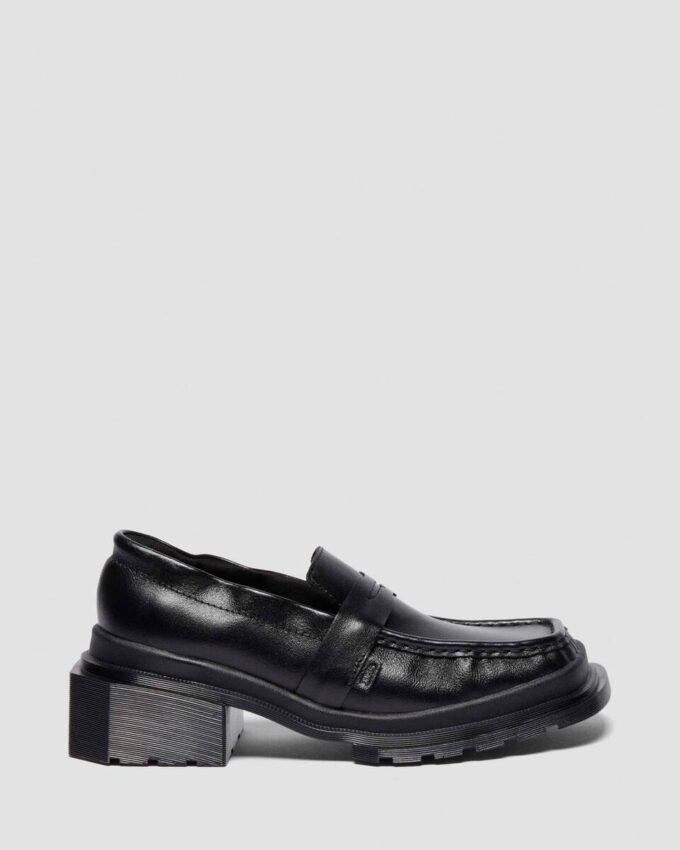 MAYBOLE LOAFER Kare Burunlu Büzgülü Deri Loafer MAYBOLE LOAFER Kare Burunlu Büzgülü Deri Loafer
