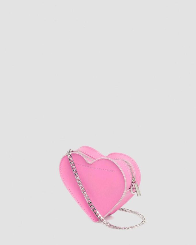MINI HEART Kalp Şeklinde Deri Çanta MINI HEART Kalp Şeklinde Deri Çanta