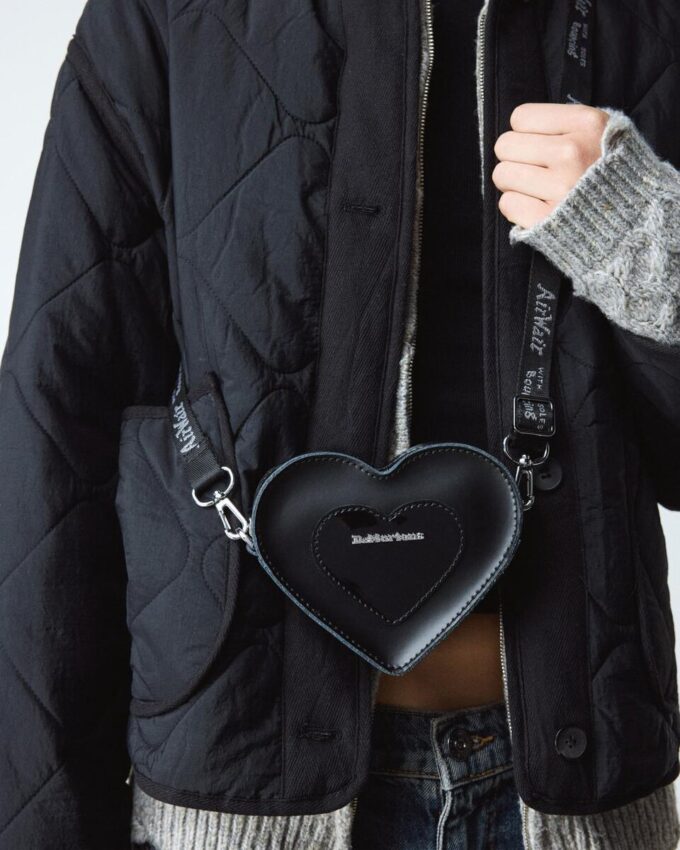 Mini Heart Kiev & Patent Leather Çanta Mini Heart Kiev & Patent Leather Çanta