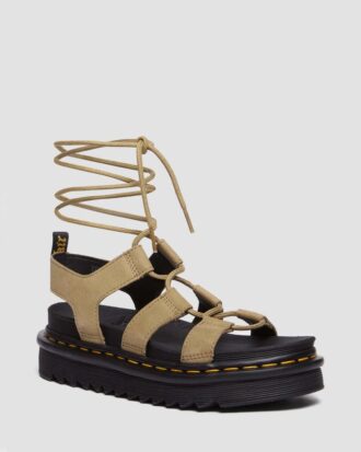 Nartilla Tumbled Nubuck Deri Gladyatör Sandalet