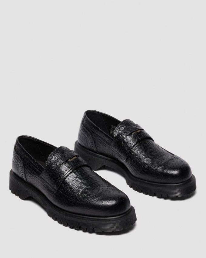 PENTON BROGUE Kabartmalı Deri Loafer PENTON BROGUE Kabartmalı Deri Loafer