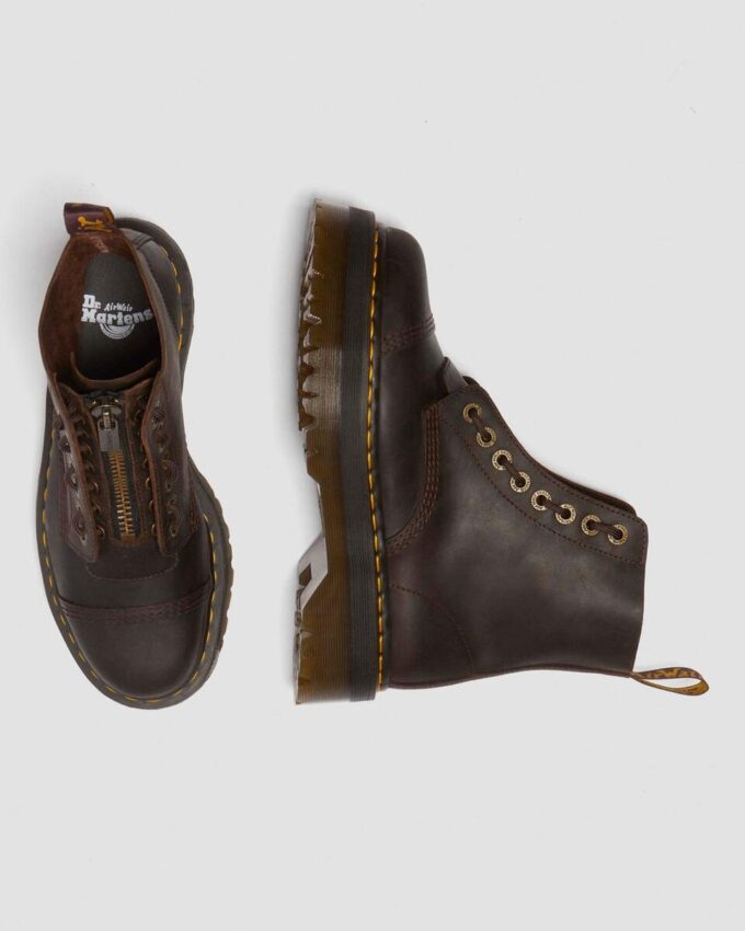 Sinclair Crazy Horse Deri Platform Botlar Sinclair Crazy Horse Deri Platform Botlar