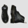 SINCLAIR Milled Nappa Leather Platform Botlar SINCLAIR Milled Nappa Leather Platform Botlar