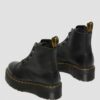 SINCLAIR Milled Nappa Leather Platform Botlar SINCLAIR Milled Nappa Leather Platform Botlar
