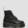 SINCLAIR Milled Nappa Leather Platform Botlar SINCLAIR Milled Nappa Leather Platform Botlar