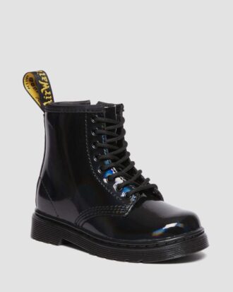 TODDLER 1460 RAINBOW Patent Leather Bağcıklı Botlar