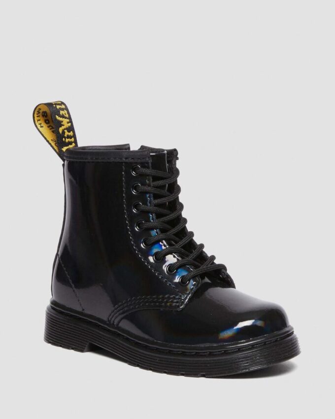 TODDLER 1460 RAINBOW Patent Leather Bağcıklı Botlar TODDLER 1460 RAINBOW Patent Leather Bağcıklı Botlar