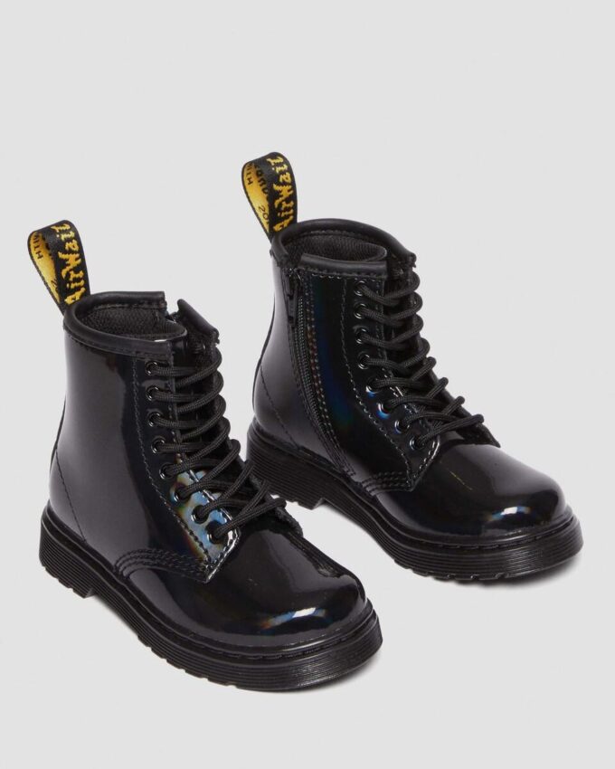 TODDLER 1460 RAINBOW Patent Leather Bağcıklı Botlar TODDLER 1460 RAINBOW Patent Leather Bağcıklı Botlar