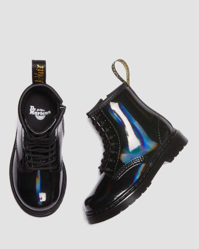 TODDLER 1460 RAINBOW Patent Leather Bağcıklı Botlar TODDLER 1460 RAINBOW Patent Leather Bağcıklı Botlar