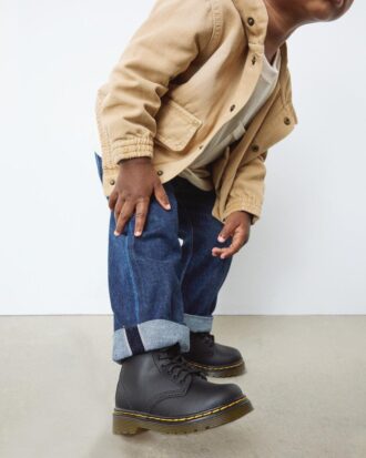 Toddler 1460 Softy T Deri Bağcıklı Botlar