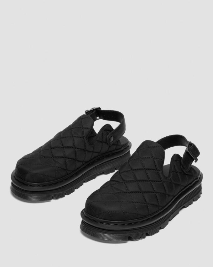 Zebzag Kapitone Kanvas Slingback Platform Mules Zebzag Kapitone Kanvas Slingback Platform Mules