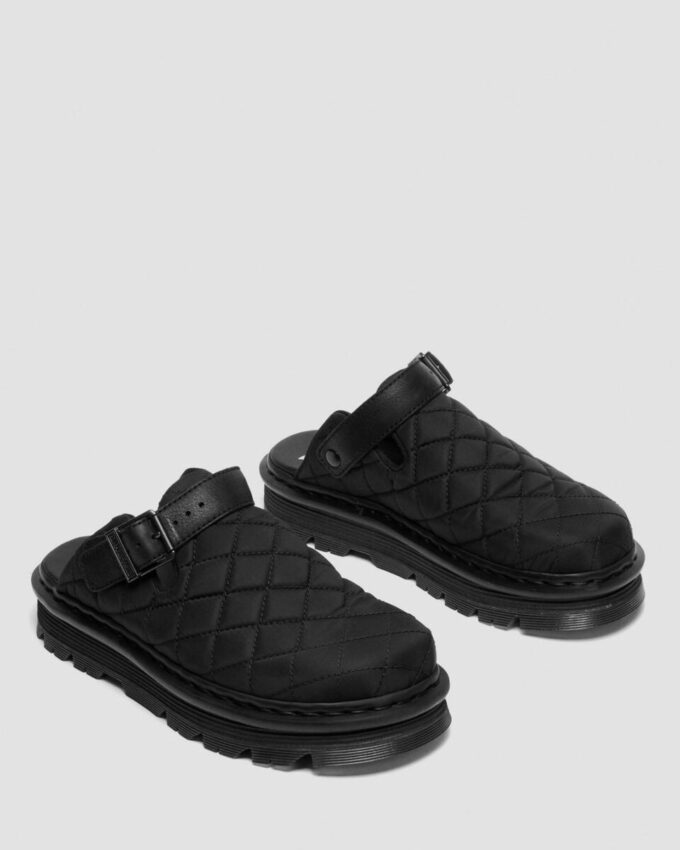 Zebzag Kapitone Kanvas Slingback Platform Mules Zebzag Kapitone Kanvas Slingback Platform Mules