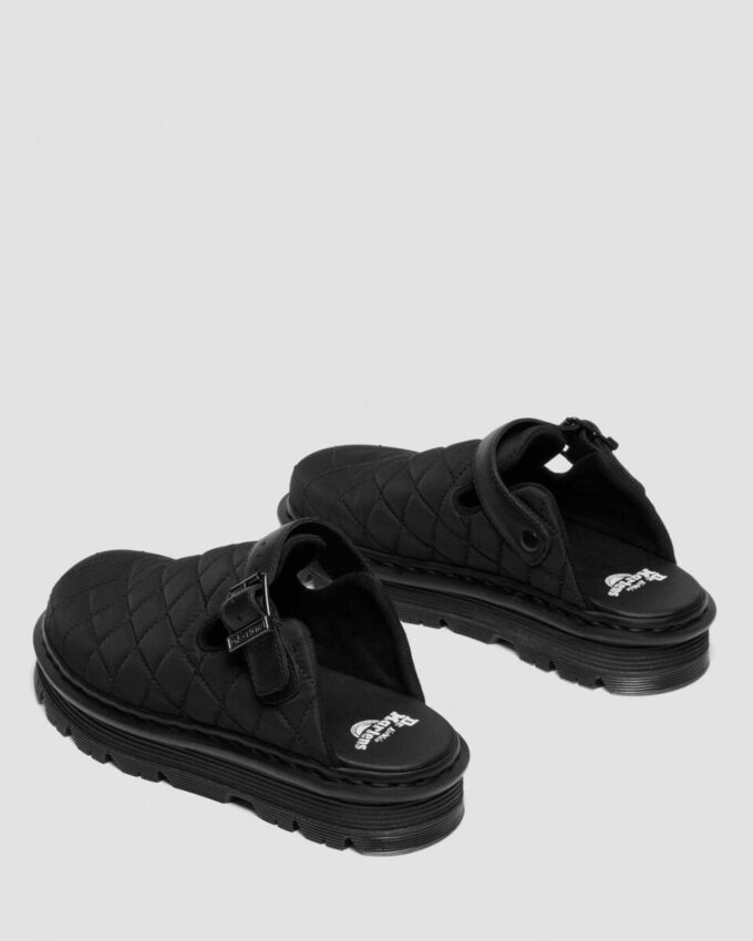 Zebzag Kapitone Kanvas Slingback Platform Mules Zebzag Kapitone Kanvas Slingback Platform Mules