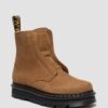 ZEBZAG LACELESS Sıcak Astarlı Slip On Nubuk Botlar ZEBZAG LACELESS Sıcak Astarlı Slip On Nubuk Botlar