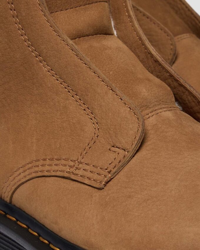 ZEBZAG LACELESS Sıcak Astarlı Slip On Nubuk Botlar ZEBZAG LACELESS Sıcak Astarlı Slip On Nubuk Botlar