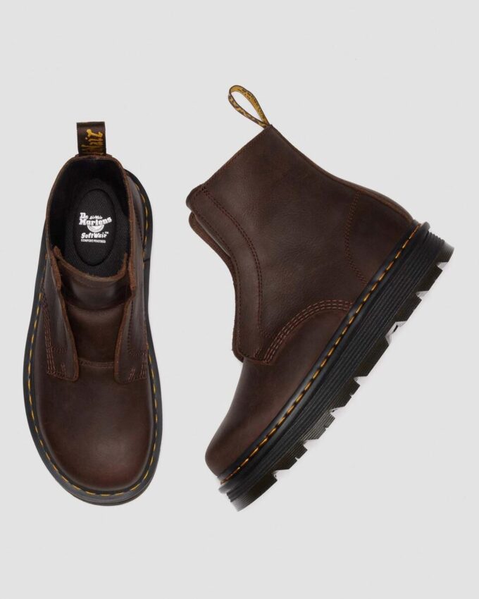 Zebzag Laceless Slip On Deri Botlar Zebzag Laceless Slip On Deri Botlar