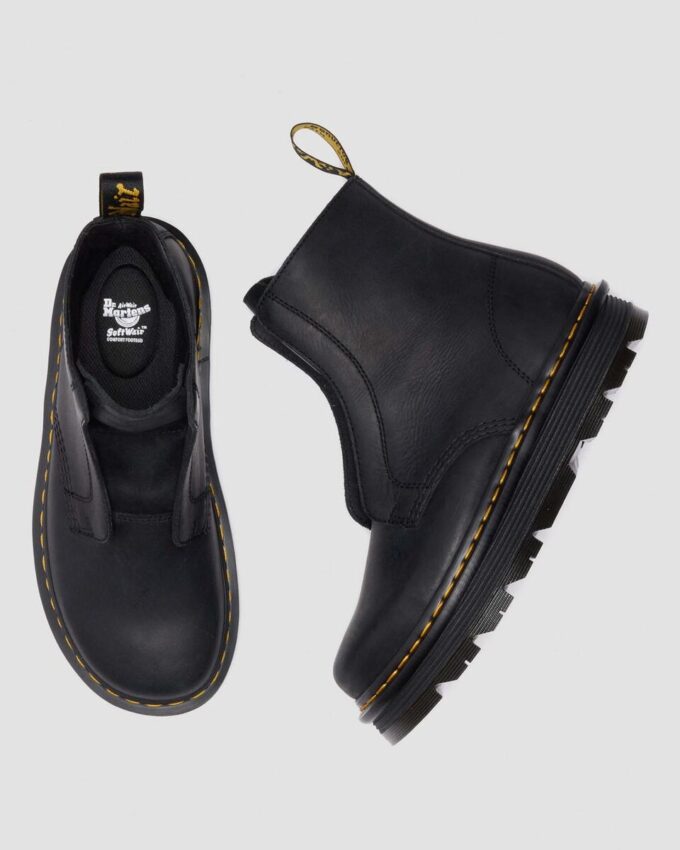 Zebzag Laceless Slip On Deri Botlar Zebzag Laceless Slip On Deri Botlar