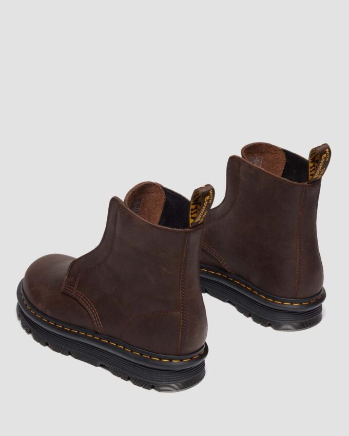 Zebzag Laceless Slip On Deri Botlar Zebzag Laceless Slip On Deri Botlar