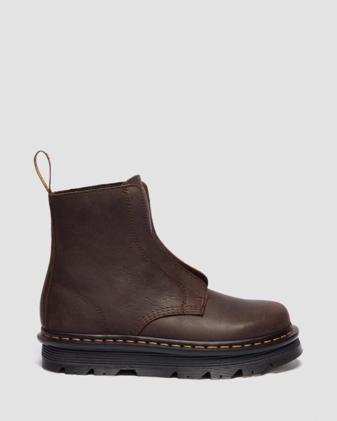 Zebzag Laceless Slip On Deri Botlar Zebzag Laceless Slip On Deri Botlar