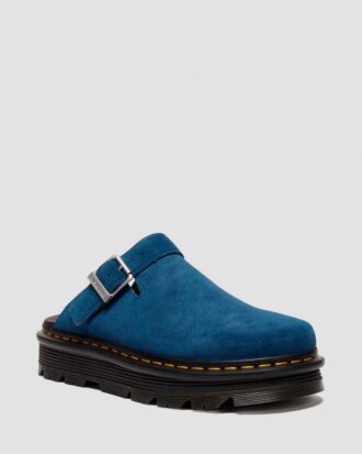 Zebzag Süet Slingback Platform Terlikler