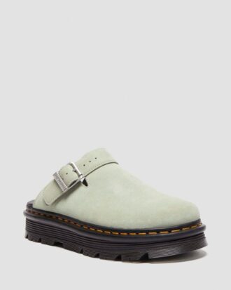 Zebzag Süet Slingback Platform Terlikler