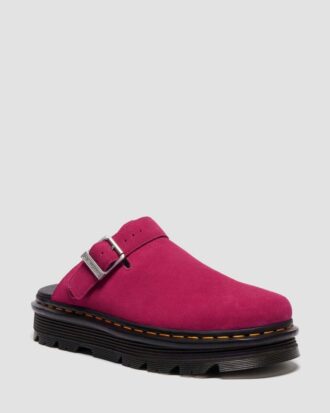 Zebzag Süet Slingback Platform Terlikler