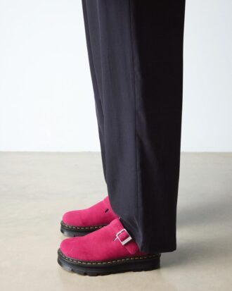 Zebzag Süet Slingback Platform Terlikler