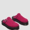 Zebzag Süet Slingback Platform Terlikler Zebzag Süet Slingback Platform Terlikler